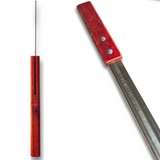 ARTC 6 Pcs BBQ Skewers Set, Turkish Skewers with Wooden Handle, Stainless Steel Kebab Skewers, for Koobideh Kabab, Turkish Style BBQ