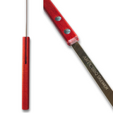 ARTC 6 Pcs BBQ Skewers Set, Turkish Skewers with Wooden Handle, Stainless Steel Kebab Skewers, for Koobideh Kabab, Turkish Style BBQ