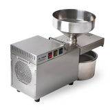 Electric Oil Press Machine – Stainless Steel Oil Extractor for Home Use, Cold/Hot Press, Easy to Operate, High Efficiency for Seeds, Nuts, and Grains - 1200W Commercial Use