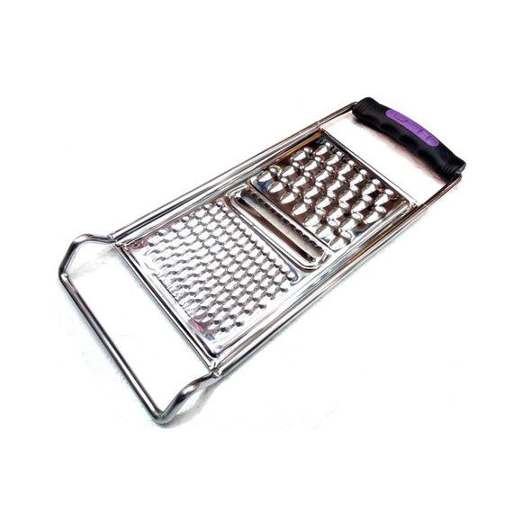 stainless steel flat grater, fruits planer with plastic grip