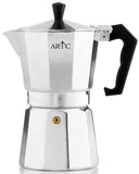 ARTC® Espresso Coffee Maker, Mocha Pot With Mini Electric Hot Plate,Yq-105