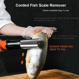 Electric Fish Scaler -Fish Skin Remover- Kitchen Seafood Fish Cleaner Tools