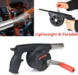 Manually Camping Hand Powered BBQ Fan Air Blower