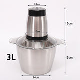 ARTC Stainless Steel Food, Meat and Vegetable Chopper, Grinder