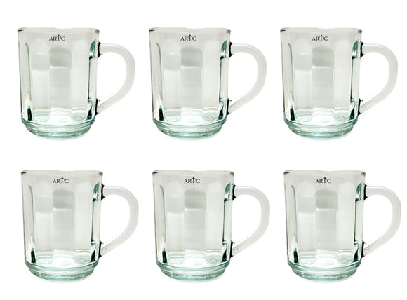 ARTC Tea Water Coffee glass Mug 6 piece set