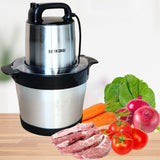 SILVER CREST Food Chopper Electric Meat Grinder Machine Kitchen Food Processor 6L Grinder for Meat Vegetables Fruits and Nuts Chopper