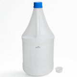 ARTC Empty 4 Liter Plastic Bleach Bottle with Handle and Screw Cap – Heavy Duty HDPE Gallon Container for Clorox, Cleaning Chemicals, Detergent, and Liquid Storage (White, 4L)