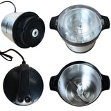 SILVER CREST Food Chopper Electric Meat Grinder Machine Kitchen Food Processor 6L Grinder for Meat Vegetables Fruits and Nuts Chopper