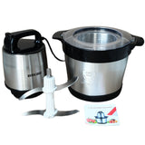 SILVER CREST Food Chopper Electric Meat Grinder Machine Kitchen Food Processor 6L Grinder for Meat Vegetables Fruits and Nuts Chopper