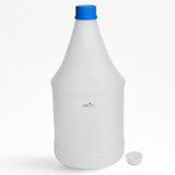 ARTC Empty 4 Liter Plastic Bleach Bottle with Handle and Screw Cap – Heavy Duty HDPE Gallon Container for Clorox, Cleaning Chemicals, Detergent, and Liquid Storage (White, 4L)