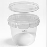 ARTC 300ml Plastic Food Storage Containers with Lids – Set of 3, Airtight, Leakproof, BPA-Free