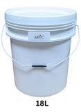 ARTC White 18L Paint and Resin Pail Bucket