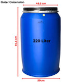 ARTC Plastic Storage Open Top Drums with Securing Ring