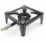 ARTC Heavy Duty Italian Gas Stove Burner LPG Single Burner Cooker Commercial Outdoor Camping & Catering Stove Strong Square Frame for Large Pots & Woks