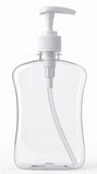ARTC 500ml Refillable Empty Clear Soap Dispenser Bottle – Ergonomic Plastic Liquid Hand Soap Pump Container for Bathroom Vanity & Kitchen Sink, Lotion, Dish Soap – (Pack of 3)