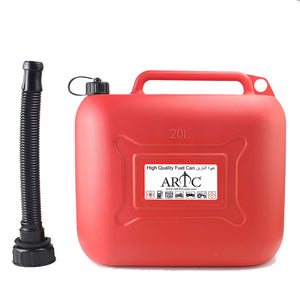 ARTC Fuel Can with Spout – Portable Gasoline, Petrol Container Durable for Cars, Motorcycles and Emergency Fuel Storage