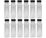 ARTC Plastic Juice Bottles Clear With Caps Milk Bottle Water Bottles For Kids Empty Bottle Zamzam Water Gym Water Bottle Reusable Plastic Juice Bottle Leak Proof
