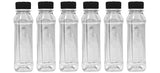 ARTC Plastic Juice Bottles Clear With Caps Milk Bottle Water Bottles For Kids Empty Bottle Zamzam Water Gym Water Bottle Reusable Plastic Juice Bottle Leak Proof