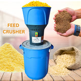 Grain Mill Grinder Electric Commercial Spice Corn Mill Machine with 5 Sieves Dry Grinding Machine for Household/Resturant/Hotel and Farms
