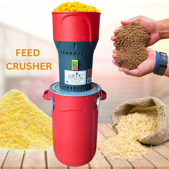 Grain Mill Grinder Electric Commercial Spice Corn Mill Machine with 5 Sieves Dry Grinding Machine for Household/Resturant/Hotel and Farms