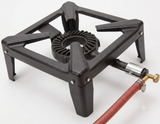 ARTC Heavy Duty Italian Gas Stove Burner LPG Single Burner Cooker Commercial Outdoor Camping & Catering Stove Strong Square Frame for Large Pots & Woks