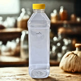 ARTC Plastic Juice Bottles Clear With Caps Milk Bottle Water Bottles For Kids Empty Bottle Zamzam Water Gym Water Bottle Reusable Plastic Juice Bottle Leak Proof