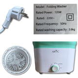 ARTC Portable Mini Washing Machine – Compact and Collapsible, 1.8kg Capacity for Small Spaces, Travel, and Quick Washes