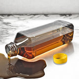 ARTC Plastic Juice Bottles Clear With Caps Milk Bottle Water Bottles For Kids Empty Bottle Zamzam Water Gym Water Bottle Reusable Plastic Juice Bottle Leak Proof