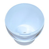 ARTC White Plastic Bucket With Lid Yogurt Container multipurpose bucket (Set of 3, White)