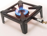 ARTC Heavy Duty Italian Gas Stove Burner LPG Single Burner Cooker Commercial Outdoor Camping & Catering Stove Strong Square Frame for Large Pots & Woks