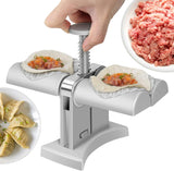 ARTC Household Double Head Automatic Dumpling Maker, Dumpling Skin Maker Molds, Dumpling Maker, Ravioli Press Mold Making Tool, Make Dumplings Empanadas Quickly, Kitchen