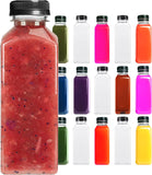 ARTC Plastic Juice Bottles Clear With Caps Milk Bottle Water Bottles For Kids Empty Bottle Zamzam Water Gym Water Bottle Reusable Plastic Juice Bottle Leak Proof