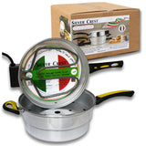Silver Crest Arabic Bread Maker Oven – 28cm Electric Mini Oven with Italian Technology Heating Element for Pita, Roti, Flatbreads, Mini Pizzas & More