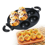 ARTC 7-Hole Vitumbua Pan – Nonstick Snack Maker with Glass Lid – Multi-Hole Pan for Vitumbua, Mini Pancakes, Cake Pops, and Snacks
