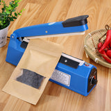 Impulse Heat Sealer Manual Bags Sealing Machine for Plastic PE PP with Extra Replacement Element Grip