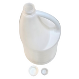ARTC Empty 4 Liter Plastic Bleach Bottle with Handle and Screw Cap – Heavy Duty HDPE Gallon Container for Clorox, Cleaning Chemicals, Detergent, and Liquid Storage (White, 4L)