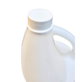 ARTC Empty 4 Liter Plastic Bleach Bottle with Handle and Screw Cap – Heavy Duty HDPE Gallon Container for Clorox, Cleaning Chemicals, Detergent, and Liquid Storage (White, 4L)