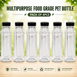 ARTC Plastic Juice Bottles Clear With Caps Milk Bottle Water Bottles For Kids Empty Bottle Zamzam Water Gym Water Bottle Reusable Plastic Juice Bottle Leak Proof