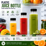 ARTC Plastic Juice Bottles Clear With Caps Milk Bottle Water Bottles For Kids Empty Bottle Zamzam Water Gym Water Bottle Reusable Plastic Juice Bottle Leak Proof