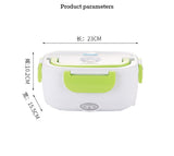 ARTC Electric Lunch Box 1.2L – Portable Food Warmer with Removable Stainless Steel Container, Leak-Proof Design, Spoon & Power Cable for Office, Travel, and School
