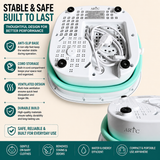 ARTC Portable Mini Washing Machine – Compact and Collapsible, 1.8kg Capacity for Small Spaces, Travel, and Quick Washes