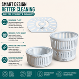 ARTC Portable Mini Washing Machine – Compact and Collapsible, 1.8kg Capacity for Small Spaces, Travel, and Quick Washes