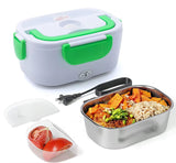 ARTC Electric Lunch Box 1.2L – Portable Food Warmer with Removable Stainless Steel Container, Leak-Proof Design, Spoon & Power Cable for Office, Travel, and School