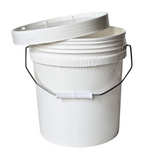 ARTC All Purpose BPA Free Heavy Duty Plastic Pail Paint Bucket 10 LTR, White, 3 pieces Set
