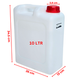 ARTC Natural Color Plastic Jerry Can, Storage
