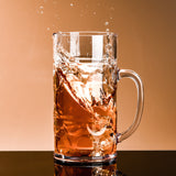 ARTC German Beer Mug Stein 1000ml Beer Tankard, Glass Stein, Isar Stein, Handled Beer mug, Classic Beer Tankard Jumbo Size