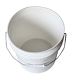 ARTC All Purpose BPA Free Heavy Duty Plastic Pail Paint Bucket 10 LTR, White, 3 pieces Set