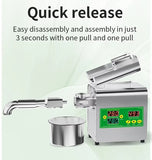 Electric Oil Press Machine – Stainless Steel Oil Extractor for Home Use, Cold/Hot Press, Easy to Operate, High Efficiency for Seeds, Nuts, and Grains - 800W Home Use
