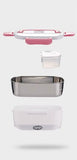 ARTC Electric Lunch Box 1.2L – Portable Food Warmer with Removable Stainless Steel Container, Leak-Proof Design, Spoon & Power Cable for Office, Travel, and School