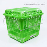 Hand Camping Picnic Storage Baskets Shopping Hamper with Lid and Handle